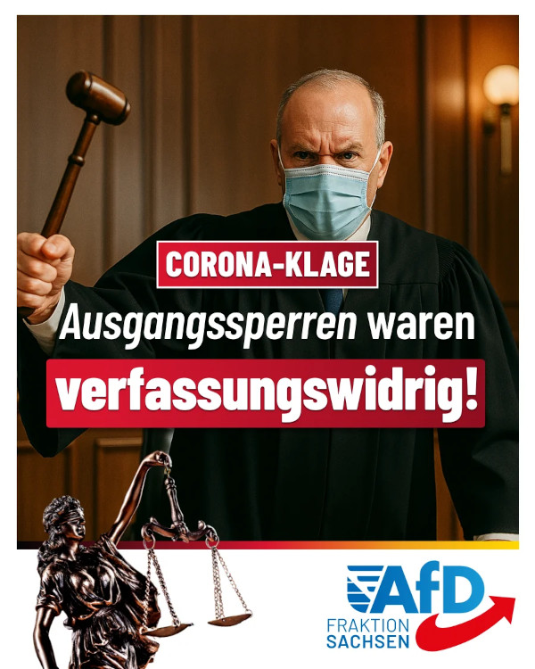 Corona-Verfassungsklage: Ausgangssperren waren verfassungswidrig!